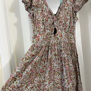 Blue Rain Multicolor Floral Dress